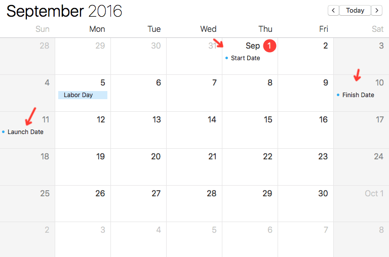 Creating Your Launch Date Powerfully